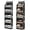 Black, variant on VOZOGO Over the Door Organizer 10 Pockets, Extra Large Behind Door Storage of 5 Tiers, Over the Door Storage, Door Hanging Organizer for Closet, Diaper Organizer, Toy Storage, Black