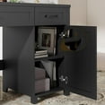 thumbnail image 3 of Vabches 47" Executive Desk with Charging Station & Cabinet, Wood Home Office Desk with Large Drawers,Workstation Table for Study, 3 of 7