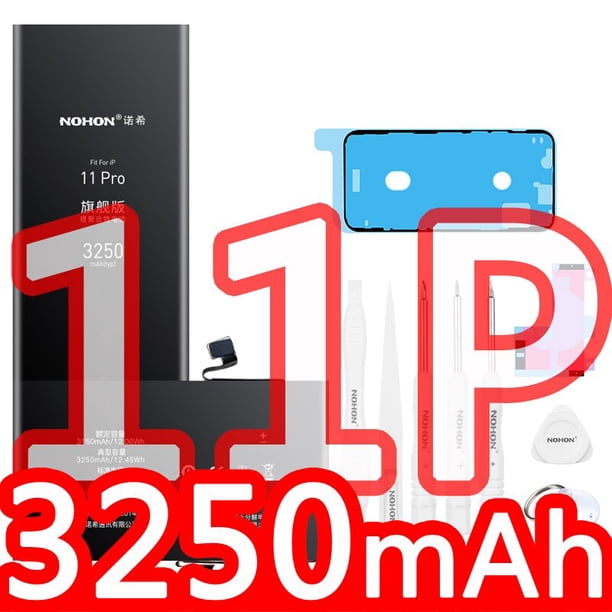 Batería NOHON para iPhone 8 Plus 12 Pro MAX Mini 11 SE 2020X7 5 5S 6 6S XS XR 7Plus 6Plus batería de litio de repuesto de APPLE Tan Jianjun unisex