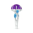 thumbnail image 3 of ANGARA Natural Six-Petal 6.5 ct Amethyst Flower Bypass Cocktail Ring in 14K White Gold for Women (Size-10mm) | February Birthstone, Anniversary, Jewelry Gift for Women | Natural Amethyst Ring, 3 of 9