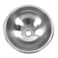 thumbnail image 2 of RV Round Sink, Large Capacity Single RV Sink Basin Rustproof 304 Stainless Steel  For  Yacht Kitchen For Hand Sundry Washing, 2 of 8