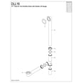 thumbnail image 2 of Kingston Brass DLL16 Kingston Brass DLL16 16" Tube For Tub Overflow Drain With Gasket, Rough, 2 of 3