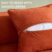 YINIX 78,6 Convertible Sofa Couch with 2 Pillows, Sleeper Sofa Bed for Living Room, Small Spaces, Orange