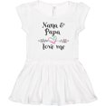 thumbnail image 3 of Inktastic Nana and Papa Love Me- Heart Grandchild Girls Toddler Dress, 3 of 5