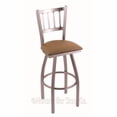 thumbnail image 6 of 810 Contessa 30" Swivel Bar Stool with Black Wrinkle Finish and Rein Coffee Seat, 6 of 7
