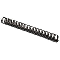 Plastic Comb Binding Spines 1 Inch Black - 200 Sheet Capacity - 50 Pack