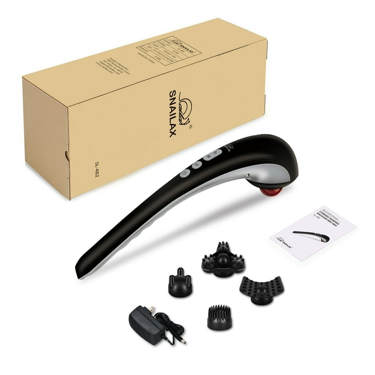 Snailax Cordless Handheld Back Massager Rechargeable Percussion