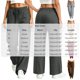 thumbnail image 3 of Neewe Women’s Barrel Sweatpants Loose Fit Lounge Pants Casual Wide Leg Pants Polyester Comfy Elastic Waist Joggers with Pockets, 3 of 6