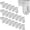 White, variant on Transparent Window Hooks Set of 20 Pack Clip On Decoration Hangers for Window Frame Fits Up To 0.67 Inch Thickness Clear Hanging Solution for Holiday Lights Garlands and Window Decorations