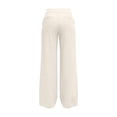 thumbnail image 3 of Favoffer Women's High Waist Wide Leg Pants Solid Color Elastic Waist Draped Straight Leg Loose Casual Trousers Daily Flowy Bottom for Street Gathering, 3 of 8