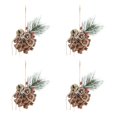 thumbnail image 1 of colgante de piñas,Adornos de piñas para la decoración del árbol de Navidad.,adornos colgantes Piñas con Cuerdas,Manualidades colgantes para decoración colgante de fiesta con etiqueta de, 1 of 9