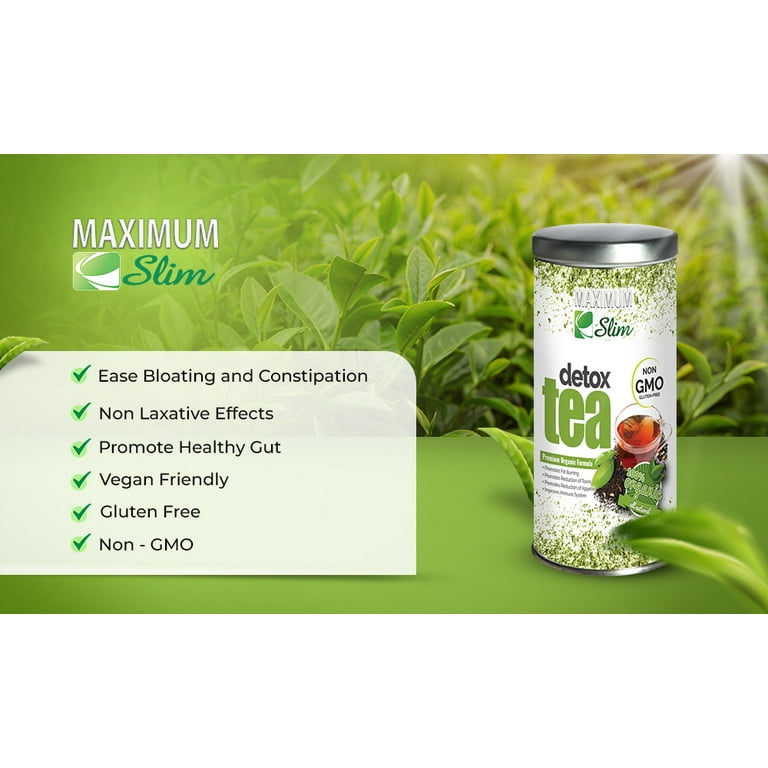 Maximum Slim Detox Tea- Organic Slimming Tea - Walmart.com