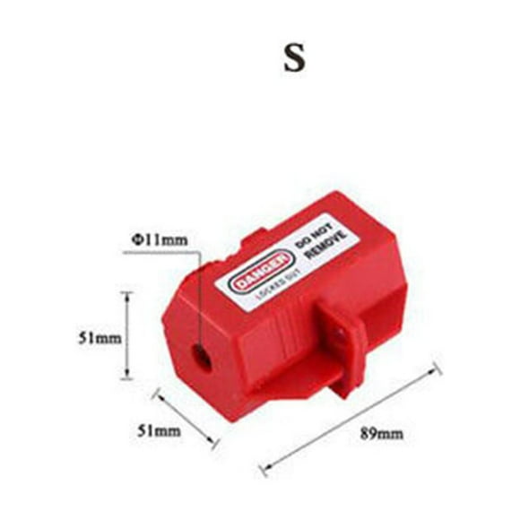 Plastic Tag Out Device Safety Tools Electrical Lockout Box S Mingyqi