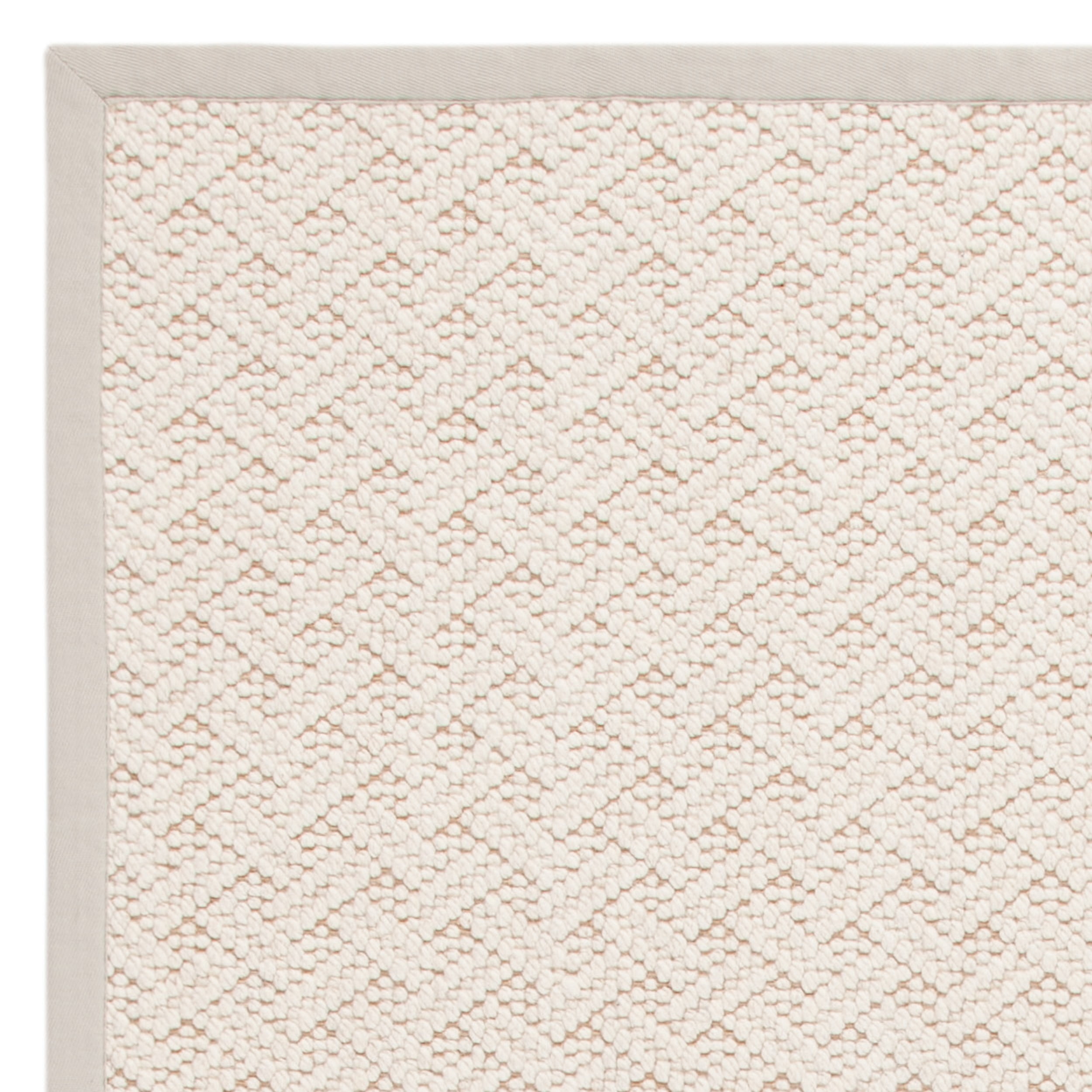 SAFAVIEH Natural Fiber Thaddeus Geometric Area Rug, Ivory, 9' x 12'