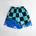 thumbnail image 1 of Pantalones cortos de Anime Harajuku para hombre, bañadores de playa, estilo Simple, fruta del diablo, estampado 3D, talla grande 6XL, color negro Fivean unisex, 1 of 2