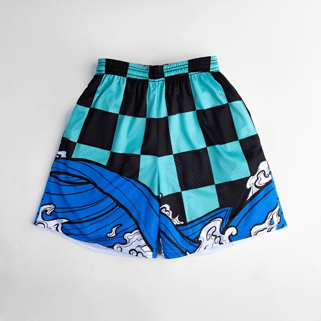 Pantalones cortos de Anime Harajuku para hombre, bañadores de playa, estilo Simple, fruta del diablo, estampado 3D, talla grande 6XL, color negro Fivean unisex