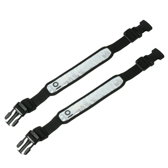 LABSERRON 2Pcs LED Reflective Armband for High Visibility Arm Bands Sports Wristbands