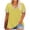 Yellow#31, variant on Lcziwo Short Sleeve Tops for Women Plus Size V Neck Casual Loose Summer Tshirts Patchwork Sequin Going Out Base Tees Blue,XXXL