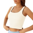 thumbnail image 4 of Pink Tank Tops for Women Classic Solid Womens Summer Tank Tops Adjustable Slim Fit Round Neck Sleeveless Camisoles for Women Ruched Tee Shirts Basic Outfits Clothes, 4 of 7