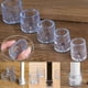 thumbnail image 5 of Clear Table Chair Legs Cap Feet Silicone Pad Covers Floor Protector Set, 5 of 5
