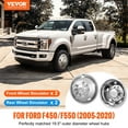 thumbnail image 2 of VEVOR Simulateur de Roue 19,5 Pouces 10-Oreilles, kit de Simulateur de Roue en Acier Inoxydable 304 Poli Miroir pour Ford F450/F550 (2005-2020), 2 of 9