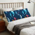 thumbnail image 6 of Naloa Ocean Floor Animals Super Soft 20x60 Body Pillow Case,Long Side Hidden Zipper（PILLOWS ARE NOT INCLUDED）, 6 of 6