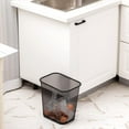 thumbnail image 7 of 6 Pieces Mesh Square Trash Cans 4 Gallons Wire Wastebasket for Home Black Metal Office Garbage Cans Rectangular Open Top Trash Bin for Kitchen Bathroom Bedroom Dorm Room, 11.7 x 8.5 x 11.8 Inch, 7 of 7