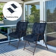 thumbnail image 2 of Outsunny Ensemble de 2 Coussins de Chaise de Jardin Coussin d'Assise Confortable avec Dossier, 2 of 10
