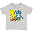 thumbnail image 3 of Inktastic 3rd Birthday Robot Boys or Girls Toddler T-Shirt, 3 of 5