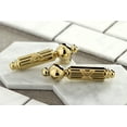 thumbnail image 2 of Kingston Brass KS3792GLBS Restoration Kitchen Bridge Faucet with Brass Sprayer, Polished Brass, 2 of 3