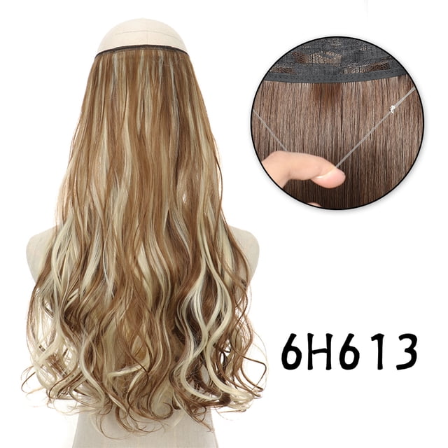 Typpkmm ExtensióN De Cabello Natural Sin Clips