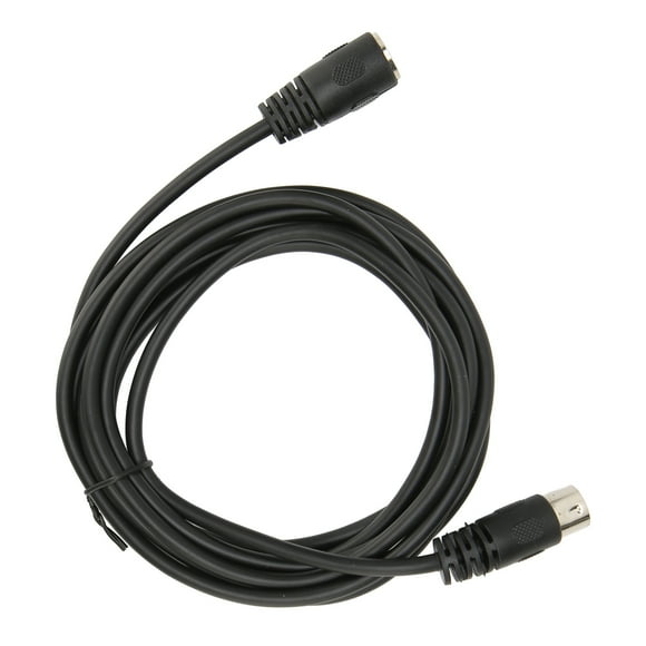 Professional DIN 6 Pin Male to Female Cable, PVC Extension Cord, Plug and Play, for Computer Peripherals and Digital Devices