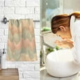 thumbnail image 7 of Peach CloudsBath Towel 100% Cotton Soft Thick High Absorbency Hand Face Towel Single Pack 16x28in, 7 of 7