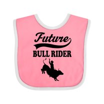 Inktastic Future Bull Rider Rodeo Riding Boys Baby Bib