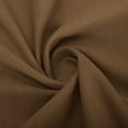 thumbnail image 6 of Aobny Party Dresses Brown Cotton Linen Shift Mini Ruffle Long Sleeve Vacation Dresses for Women 2025, 6 of 6