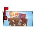 thumbnail image 2 of Lsque Trip to London Mailbox Cover Standard Size ,Magnetic Mailbox Covers Post Wraps Letter Box Cover -25.5x21 in, 2 of 9