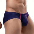 thumbnail image 3 of Swim Underwear for Men  Low Rise Briefs with Elastic Waistband and Mesh Patchwork, 3 of 7