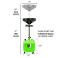 OEMTOOLS 87032 9 Gallon Upright Portable Oil Lift Drain with Oil Pan