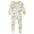 thumbnail image 4 of Gerber Baby & Toddler Neutral Snug Fit Footed Cotton Pajamas, 2-Pack, Sizes 0/3 Months - 5T, 4 of 9