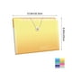 thumbnail image 3 of Bolsa de Almacenamiento Amarilla Tipo Acordeón de Gran Capacidad para Documentos A4 | Carpeta de 8 Compartimentos para Organizar Documentos | 32,5 X 25 X 5 Cm | Resistente Al Agua | Etiquetas Removib, 3 of 6