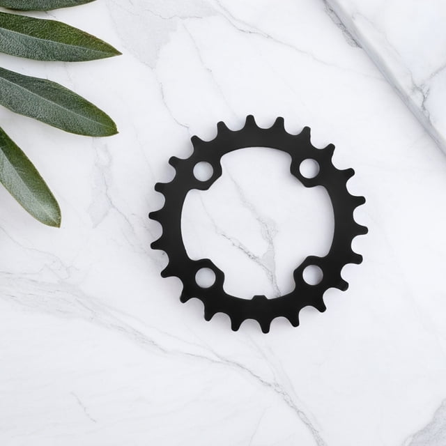 OULII 1Pcs Black Chainring Disc For Mountain Bicycle Repair Tool Enhance Riding Efficiency Sturdy Design