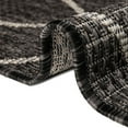 thumbnail image 5 of Unique Loom Outdoor Trellis Collection Area Rug - Gitter (5' 3" x 8' Rectangle Charcoal/Ivory), 5 of 10