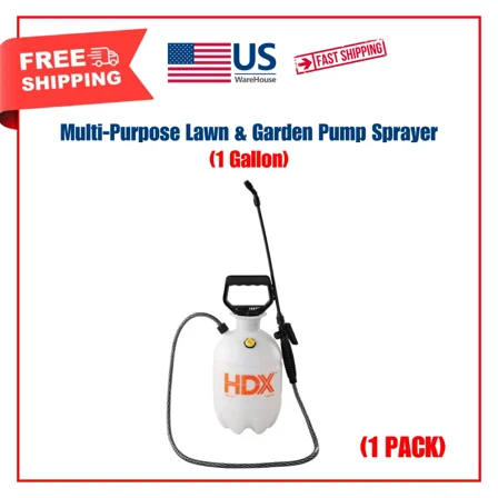 Hdx 1 Gallon Multi-Purpose Lawn And Garden Pump Sprayer (1 Pack)