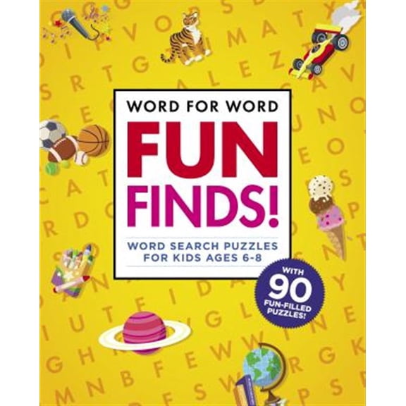 Pre-Owned Word for Word: Fun Finds!: Word Search Puzzles for Kids Ages 6-8 (Word for Word Crosswords) Paperback