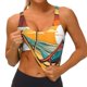thumbnail image 3 of Balery Vintage Beach Sunset Sujetadores deportivos con espalda cruzada para mujer, acolchados, sin costuras, de alto impacto, ideales para yoga, gimnasio, entrenamiento y fitness.-Small, 3 of 8