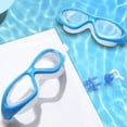 thumbnail image 1 of Gafas de buceo ShuxiuWang para adultos lentes antivaho equipo de natación blanco plateado 165 mm, 1 of 2