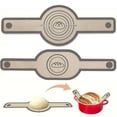 thumbnail image 5 of KDFWDM Silicone Bread Sling Oval and Round - Non-Stick & Easy Clean Reusable Oval Silicone Baking Mat for Dutch Oven with Long Handles Sourdough Bread Baking Mat Tools, 5 of 7