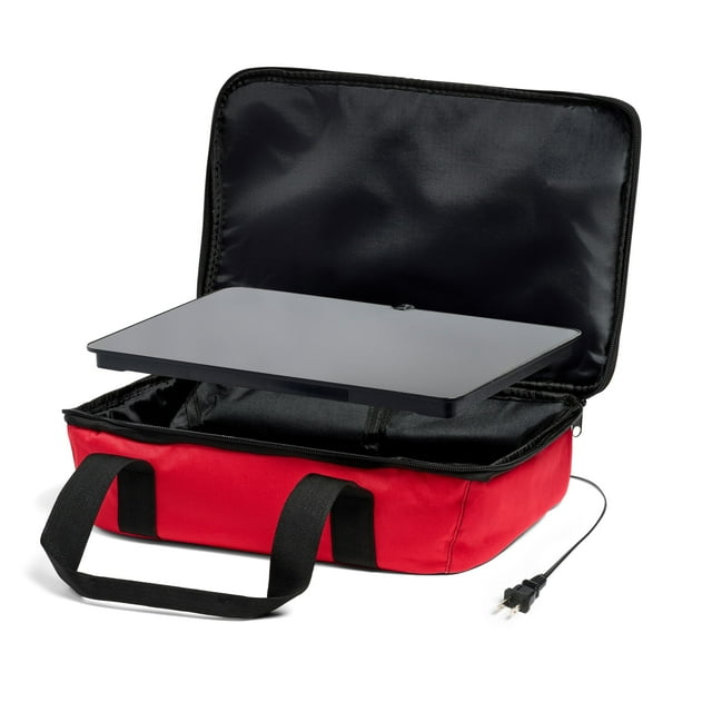 HOTLOGIC Max Large Portable Electric Food Heater - Innovative Food Warmer and Heated Lunch Box for Adults Car/Home - Easily Cook, Reheat, and Keep Yo
