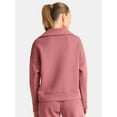 thumbnail image 3 of Avia Women's and Women's Plus ScubaKnit Quarter Zip Pullover, Sizes XS-4X, 3 of 5