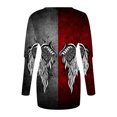 thumbnail image 5 of Vestido estampado de Halloween con bolsillo de cuello redondo y manga larga informal para mujer Fridja  yut1383, 5 of 5
